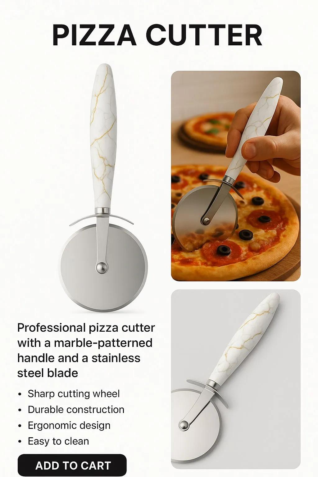Seramik Saplı Pizza Kesme Bıçağı 9 Cm *240