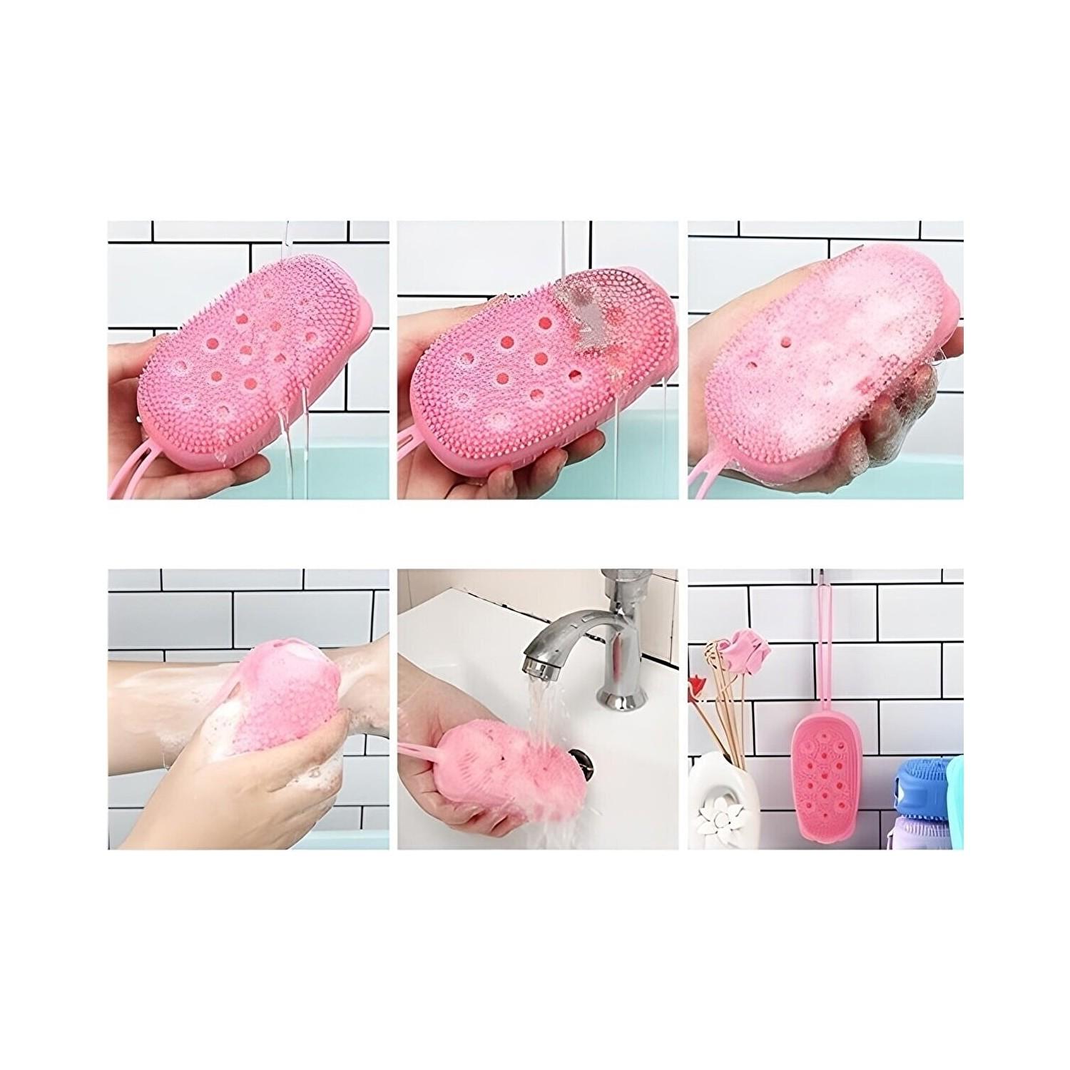 Slikon Banyo Kesesi Sabunlu