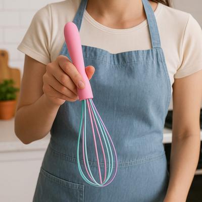 Slikon Renkli Çırpıcı 20 Cm *480