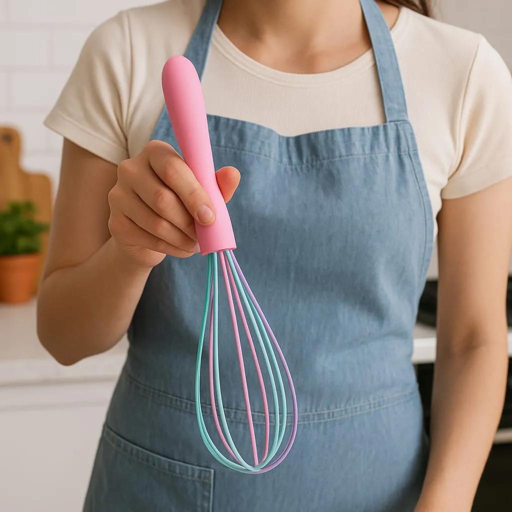 Slikon Renkli Çırpıcı 20 Cm *480