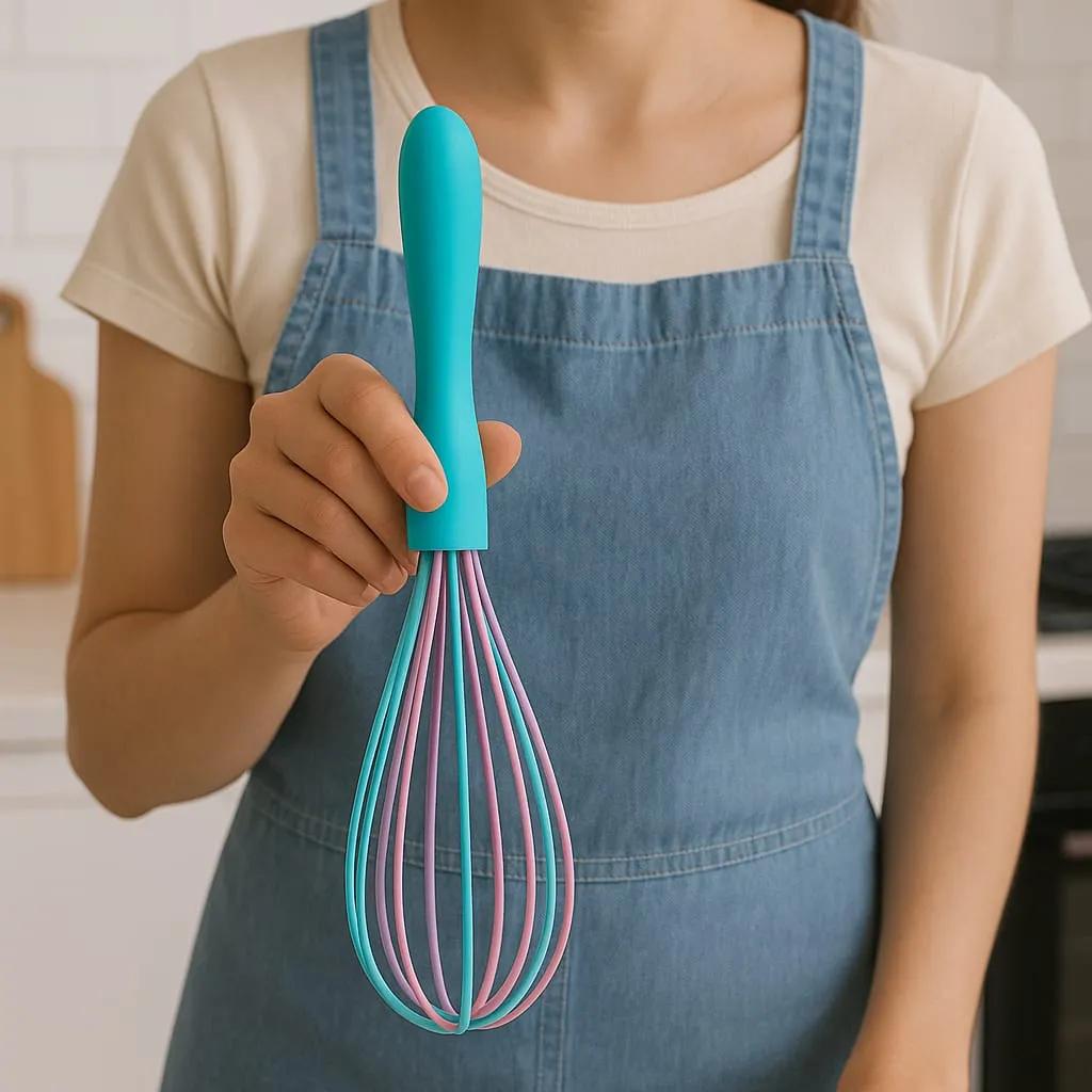 Slikon Renkli Çırpıcı 30 Cm *480