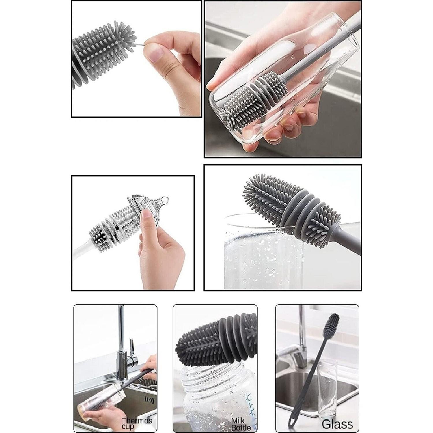 Slikon Temizlik Fırçası