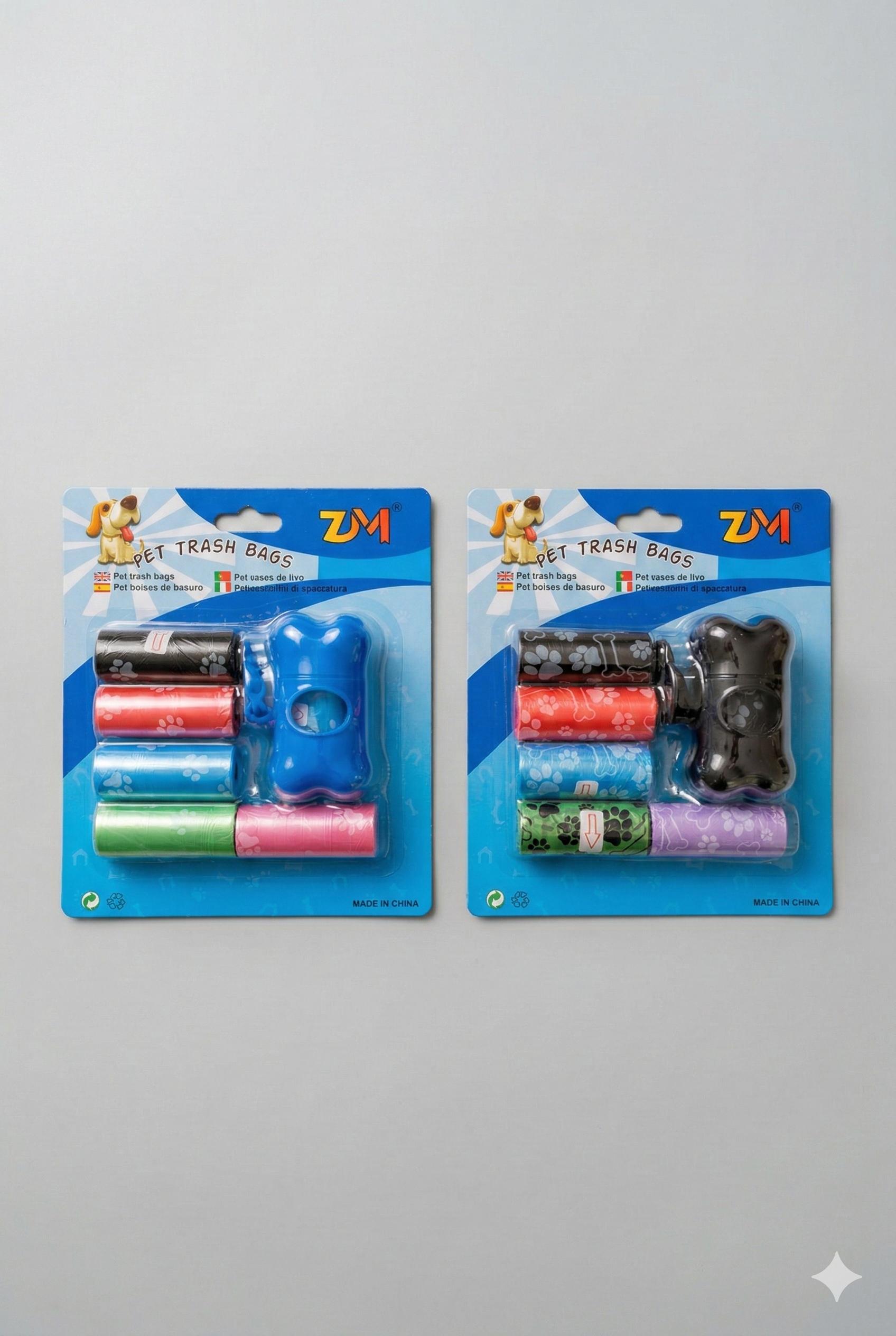 Taşınabilir Köpek Dışkı Torbası Askı Aparatı – 6 Parça Ekonomik Set