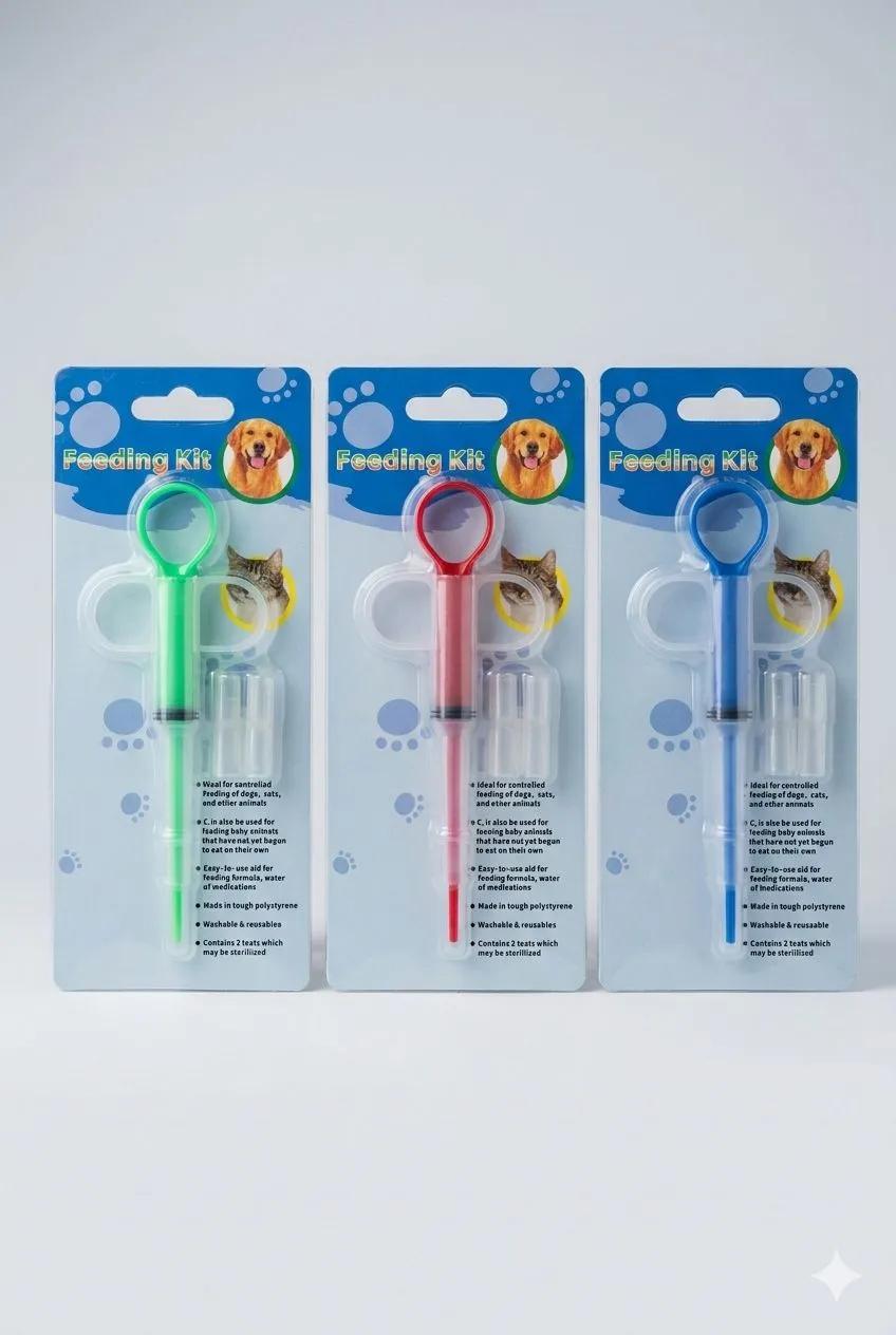 Yavru Kedi Köpek İlaç Şırıngası Plastik