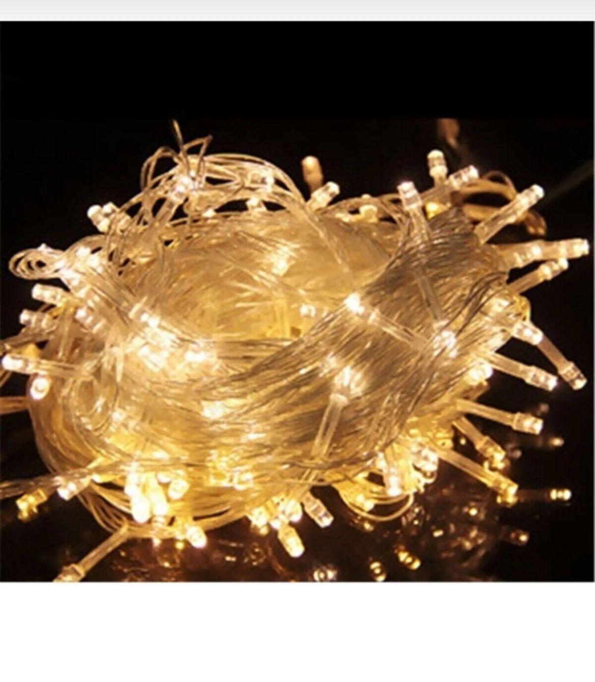 Yılbaşı Ağaç Süsü 10 Metre Led Fişli Gün Işığı