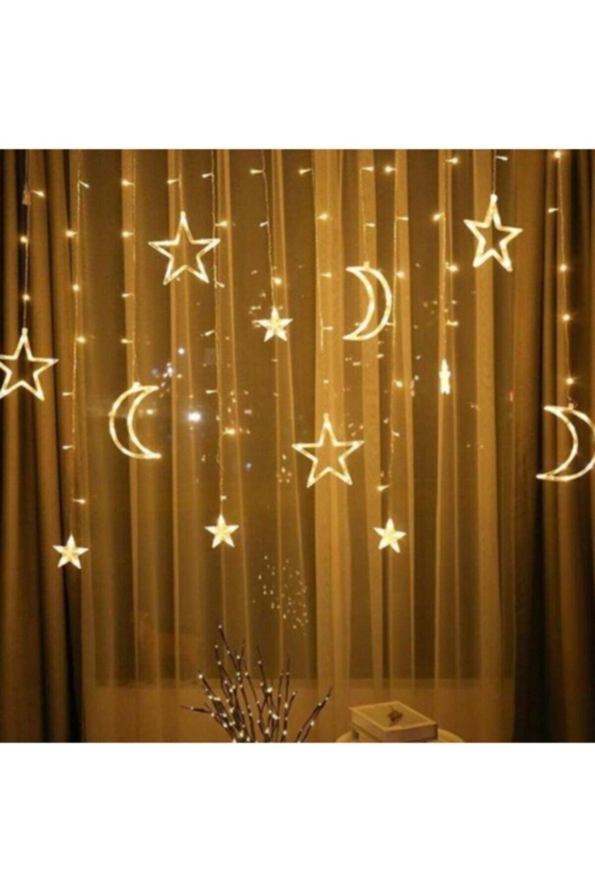 Ay Yıldız Sarkan Led 3 Ay 3 Yıldız Led