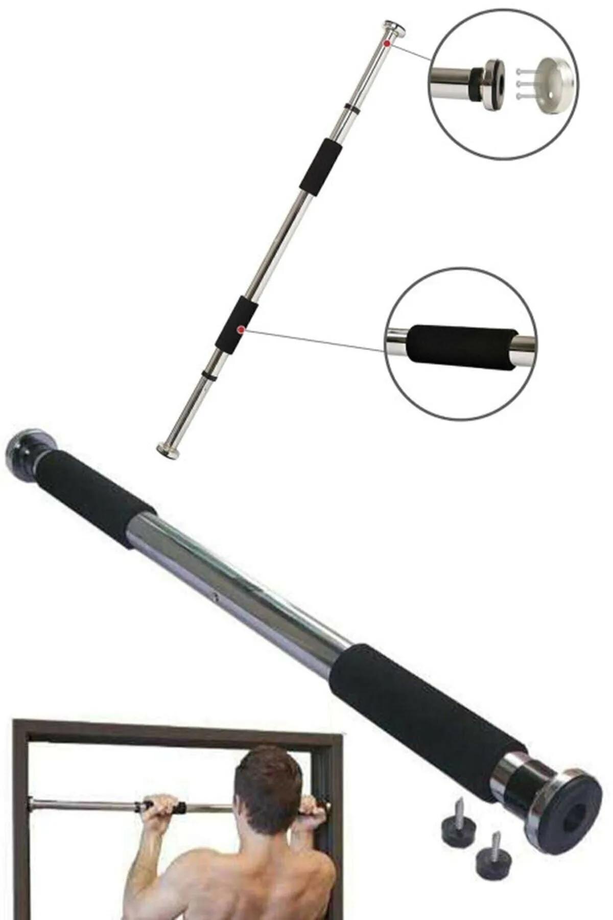 Barfiks Çubuğu 60-100 Cm Ayarlanabilir Barfiks Çekme Demiri Barfiks Aleti