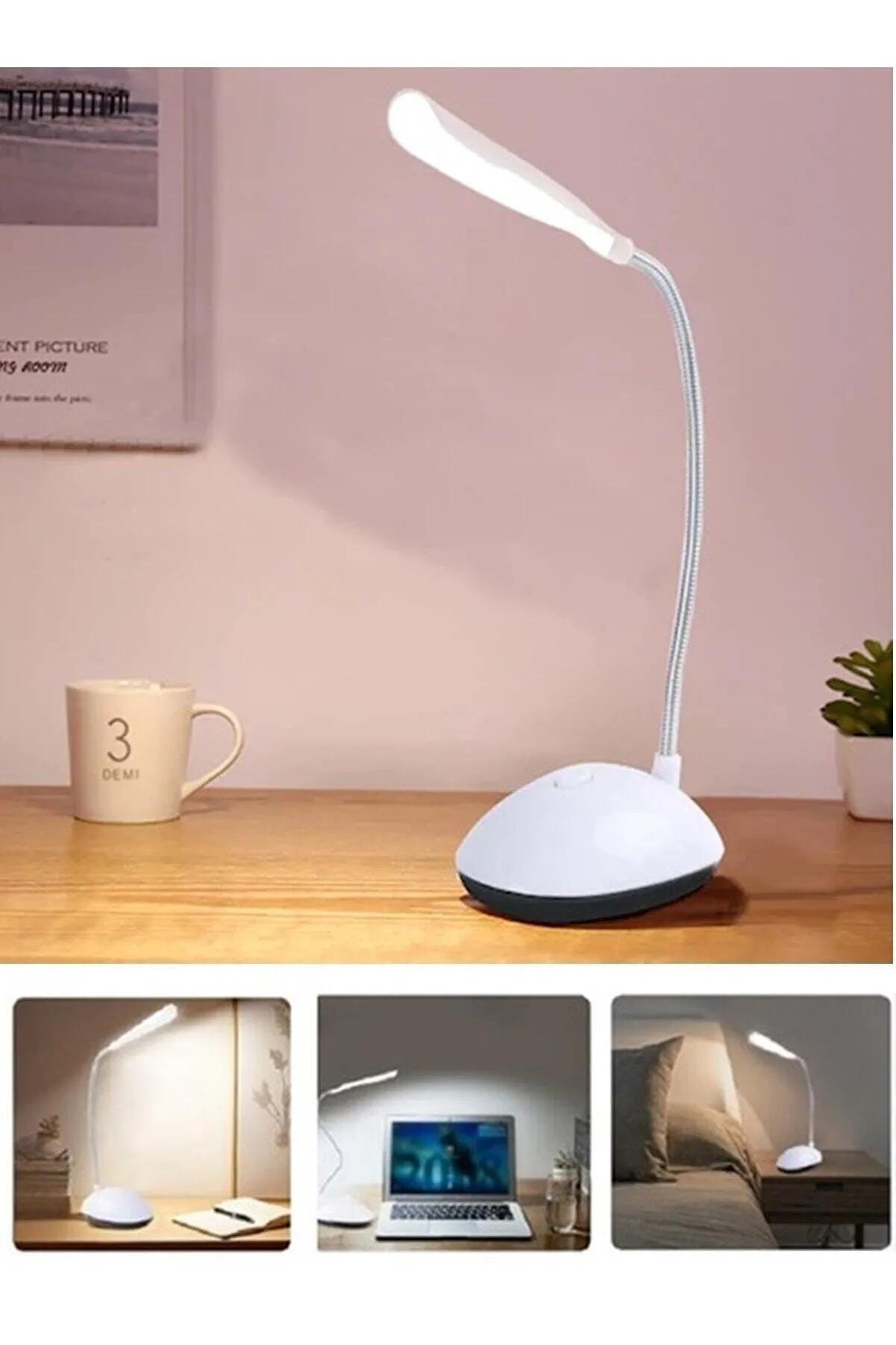 Bükülebilir Led Masa Lambası Pilli X-7188