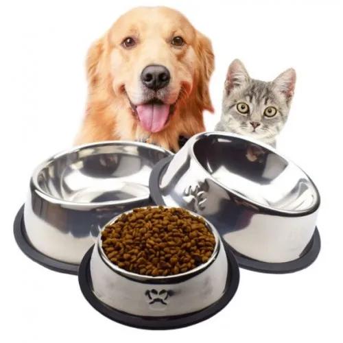 Kedi&Köpek Çelik Mama Kabı 18 Cm