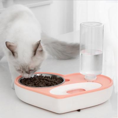 Kedi&Köpek Mama Ve Su Kabı Otomatik  2 In 1 Kalp Şekilli