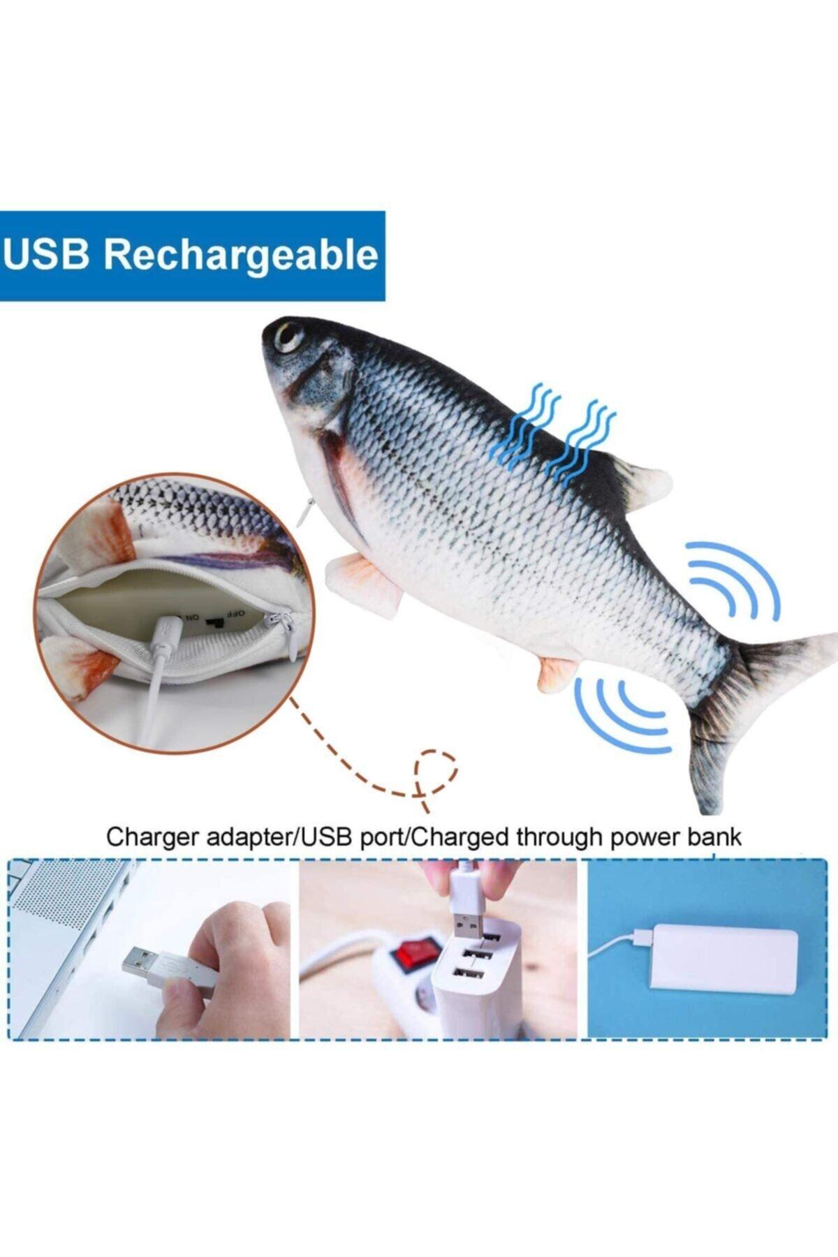 Kedi & Köpek Oynayan Balık Oyıuncak Şarjlı 3 Model