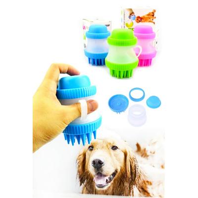 Kedi&Köpek Şampuan Hazneli Yıkama Fırçası
