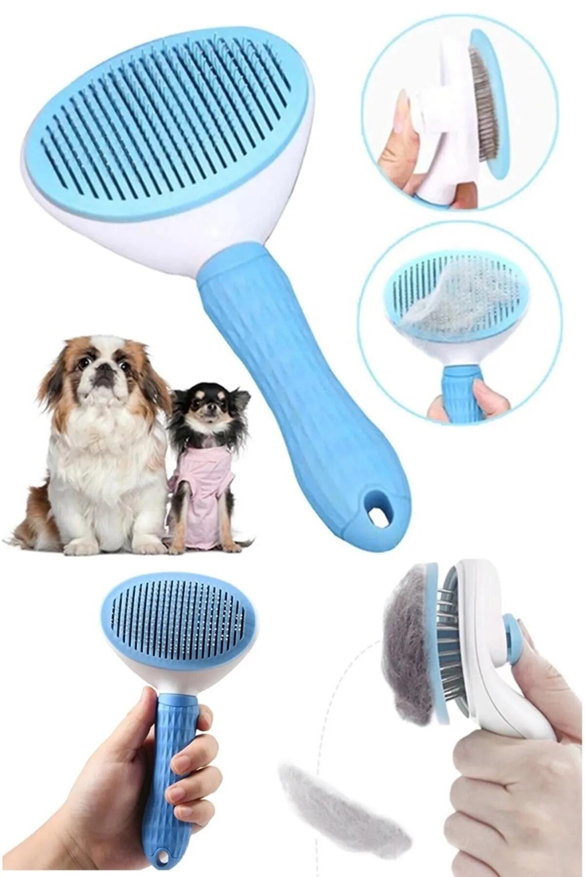 Kedi&Köpek Tuşlu Tarak Büyük Boy 3 Renk