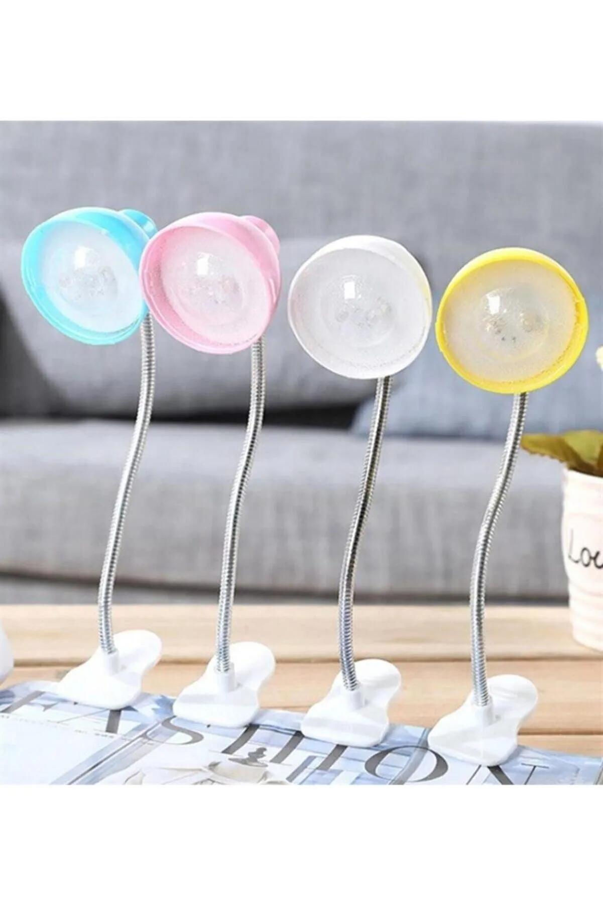 Mandallı Led Işıklı Kitap Okuma Lambası