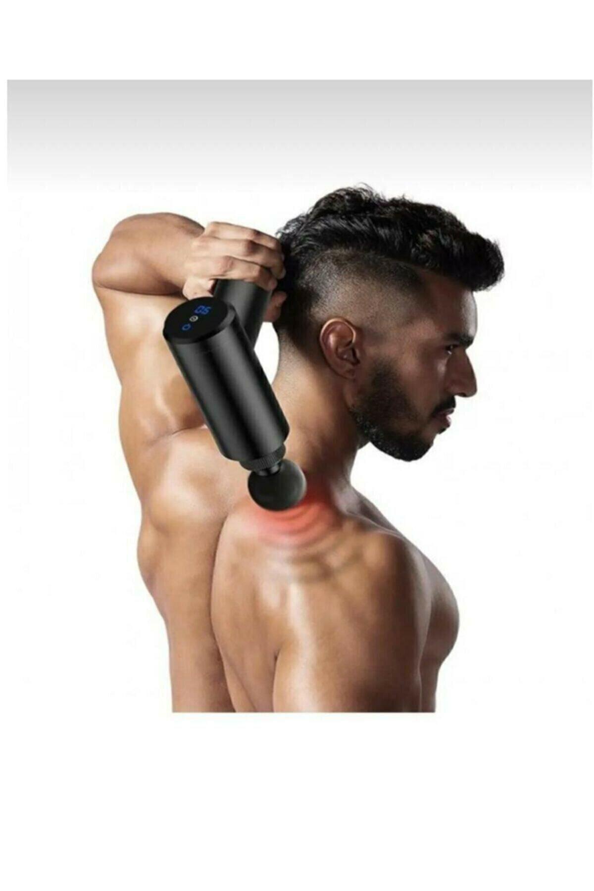 Masaj Tabancası 4 Başlıklı Sporcu Masajı Aleti