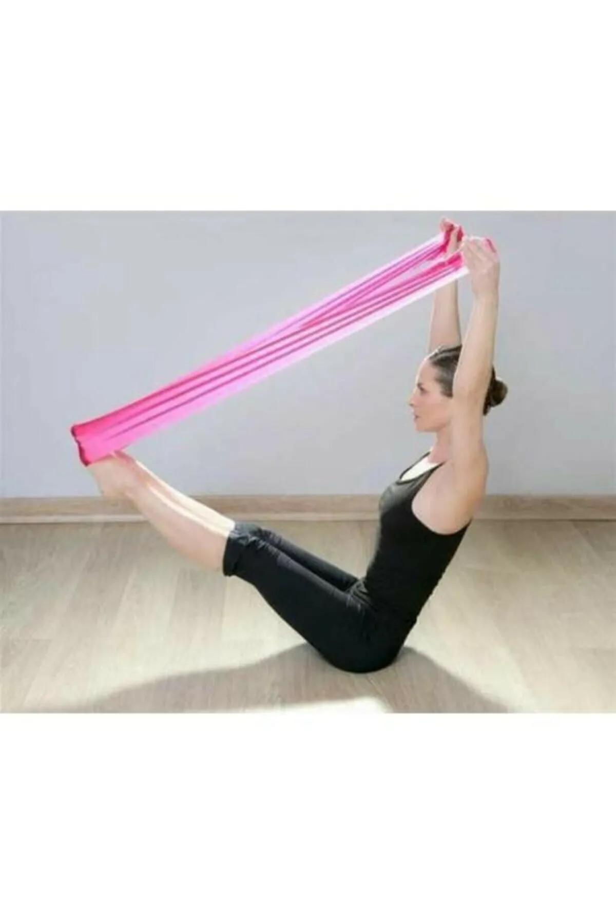 Pılates Bandı Orta Sert 120 X 15 Cm Egzersiz Direnç Lastiği