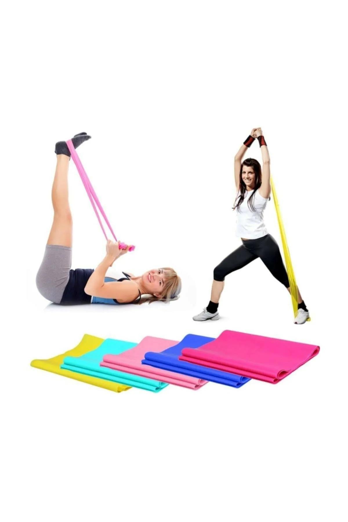 Pılates Bandı Orta Sert 120 X 15 Cm Egzersiz Direnç Lastiği