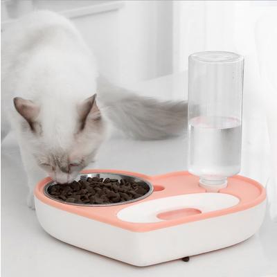 Kedi&Köpek Mama Ve Su Kabı Otomatik  2 In 1 Kalp Şekilli