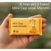 8 Li Mini Paket Cep Islak Mendil *60