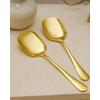 Metal Servis Kaşığı Gold 20 Cm *240