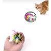 Metal Top İçi Fare Kedi Oyun Topu