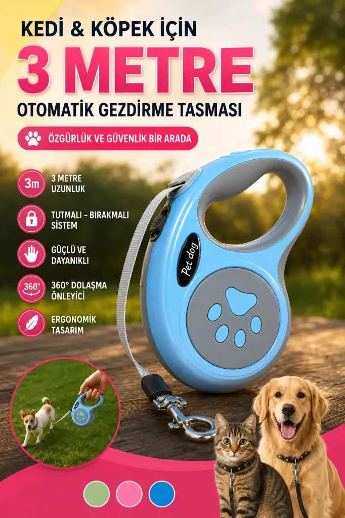 [FBS-1051] Kedi Köpek Gezdirme 3 Metre Prime Model *72