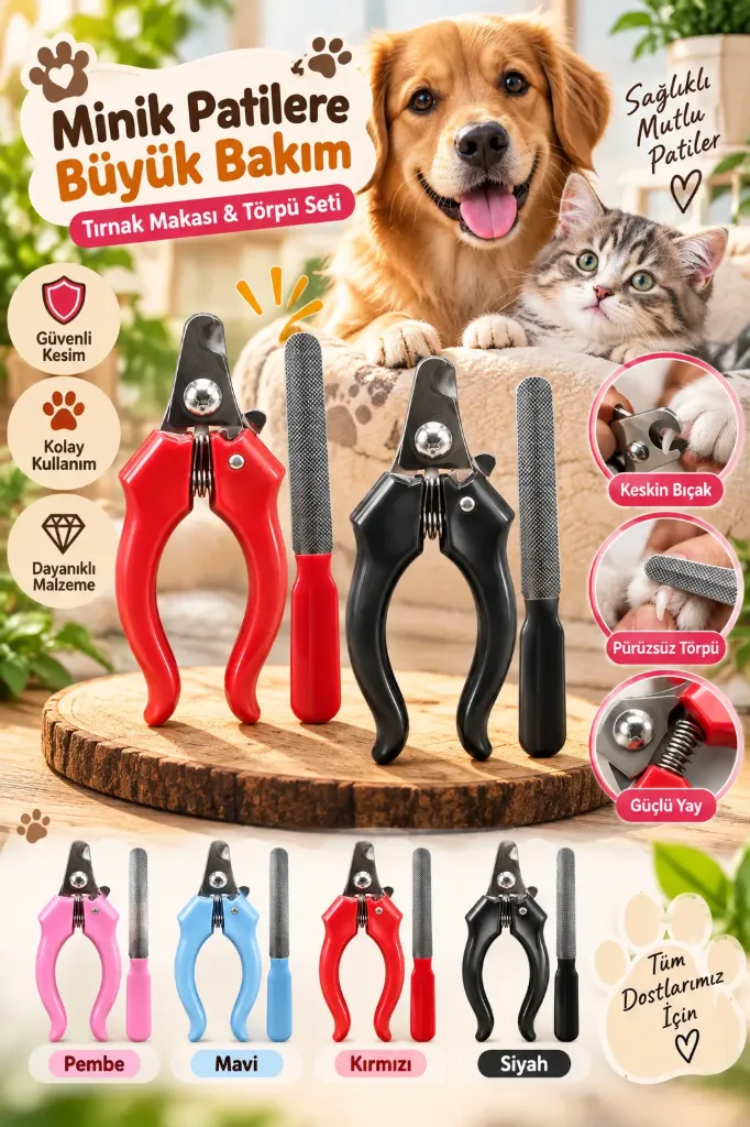 Cat Dog Nail Mask Set *240
