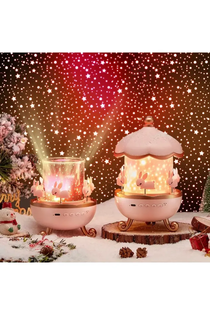 Carousel Rotating Reflective Night Lamp *48