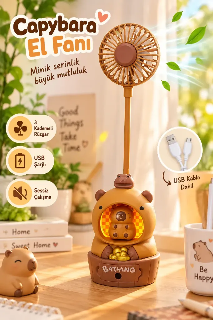 Fan Capybara Kademeli Fan