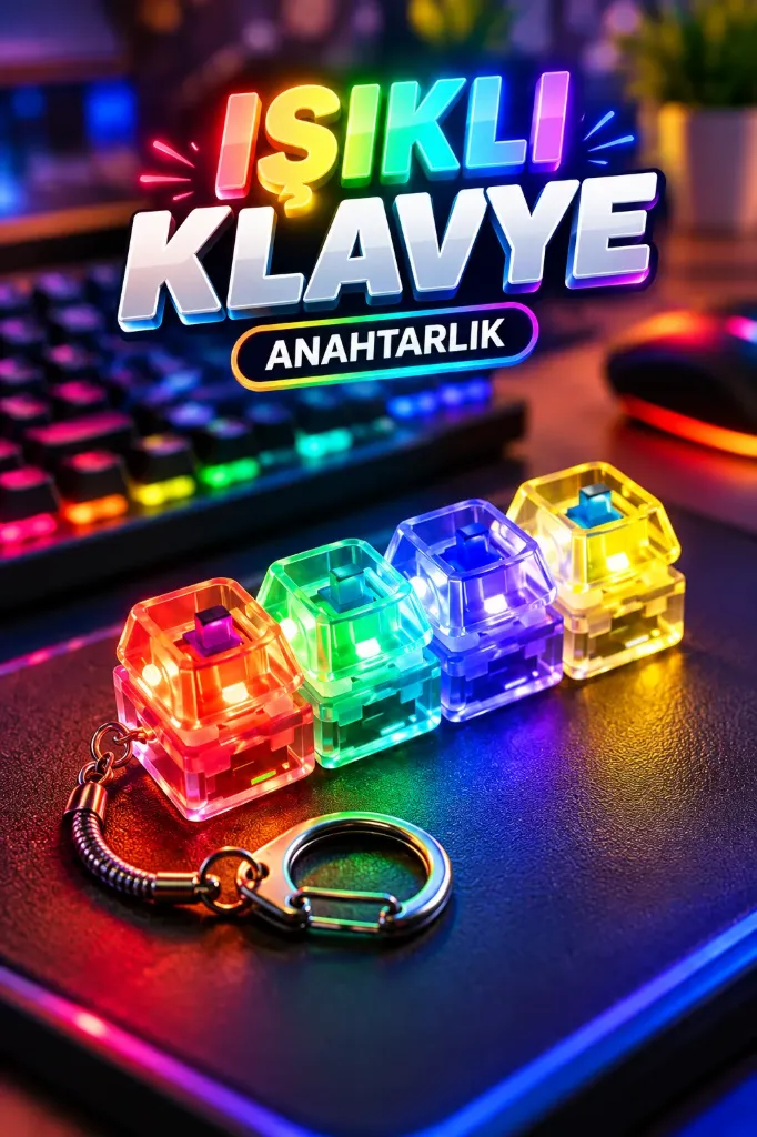 Işıklı Klavye Anahtarlık