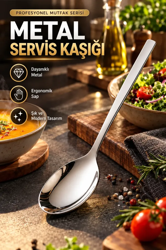 Metal Servis Kaşığı