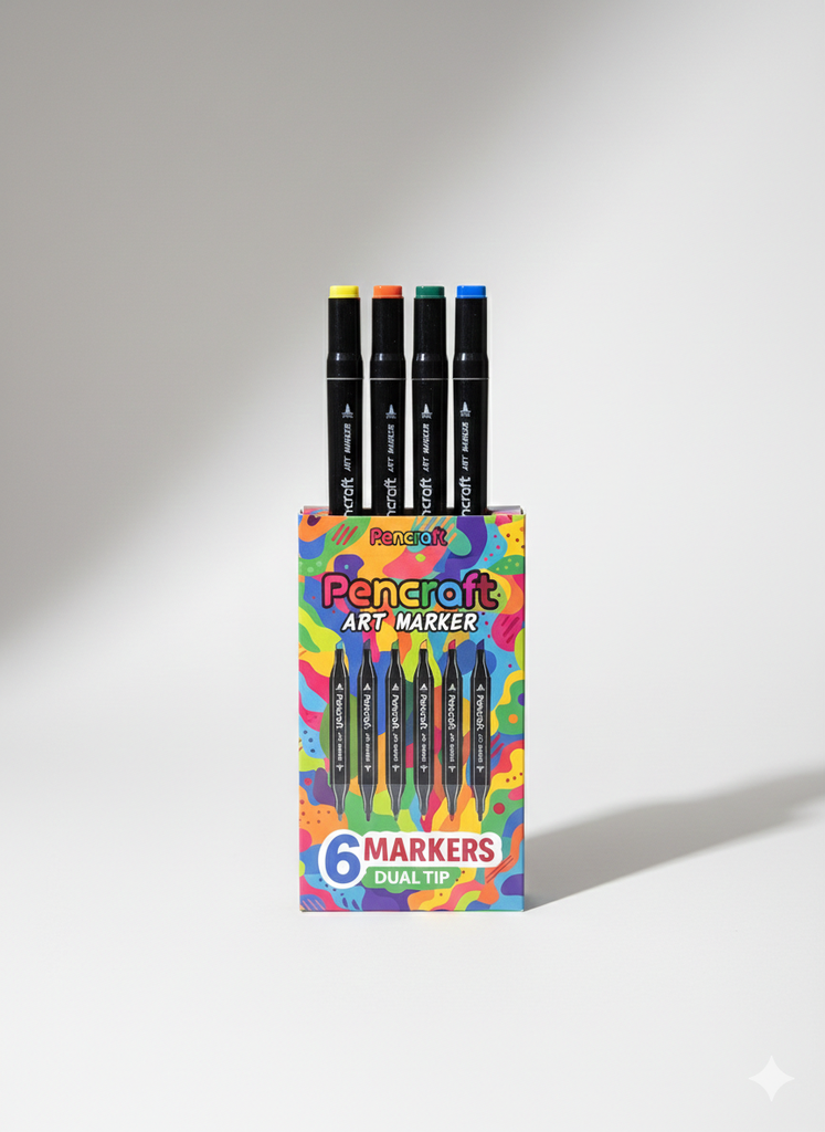Pencraft Marker Kalem Seti 6'lı Kutulu