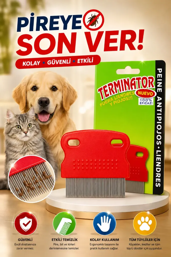 [FBS-104] Kedi&Köpek Pire Tarağı Terminator *720