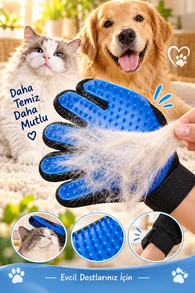 Cat&Dog Fur Collecting Glove Imported