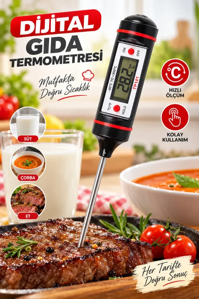 Dijital Gıda Termometresi
