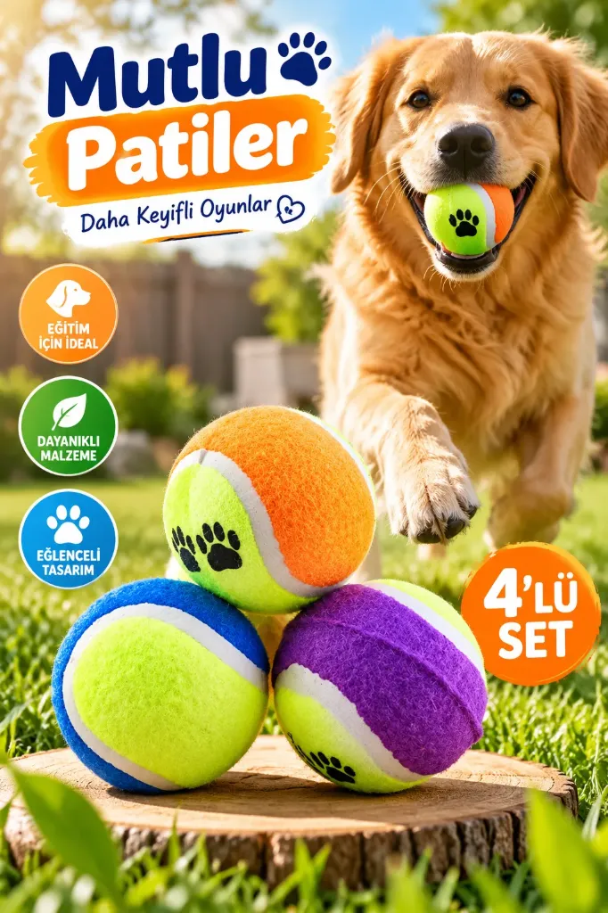 Cat Dog Chew Baseball 4 Piece Set