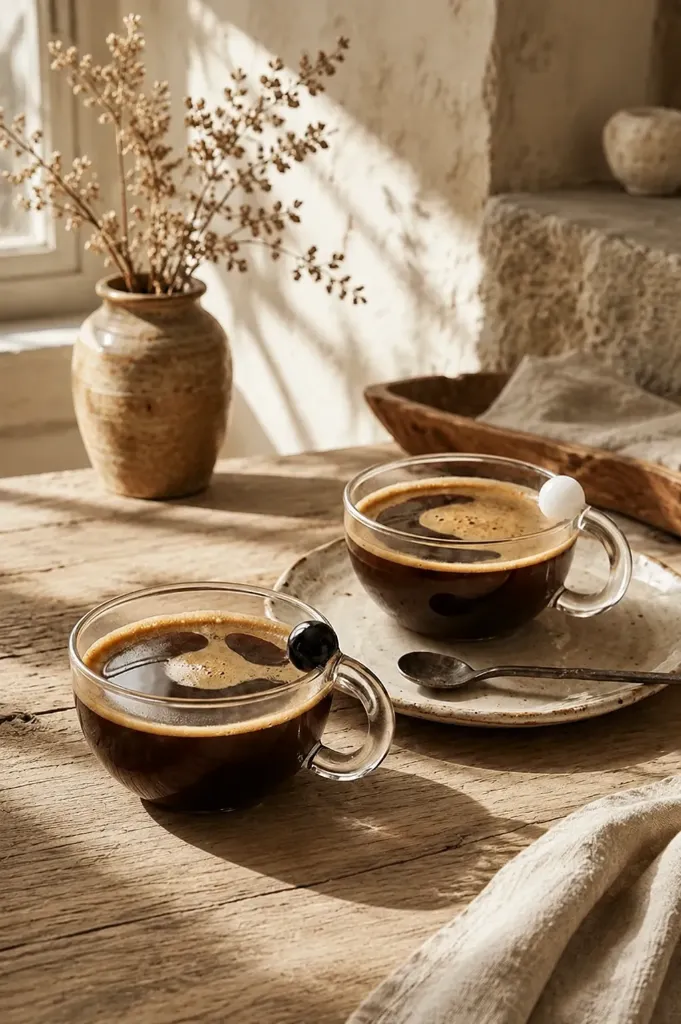 Beyaz Boncuk Kulplu Kahve & Çay Bardağı 250 Ml *120