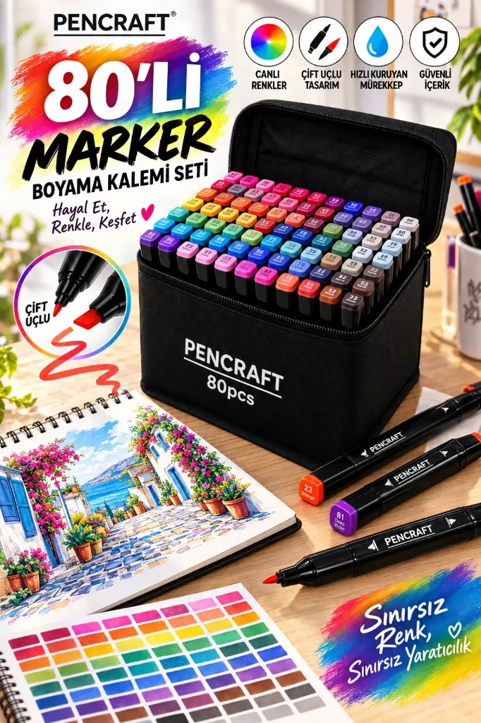 Marker Boyama Kalemi 80 Li *18
