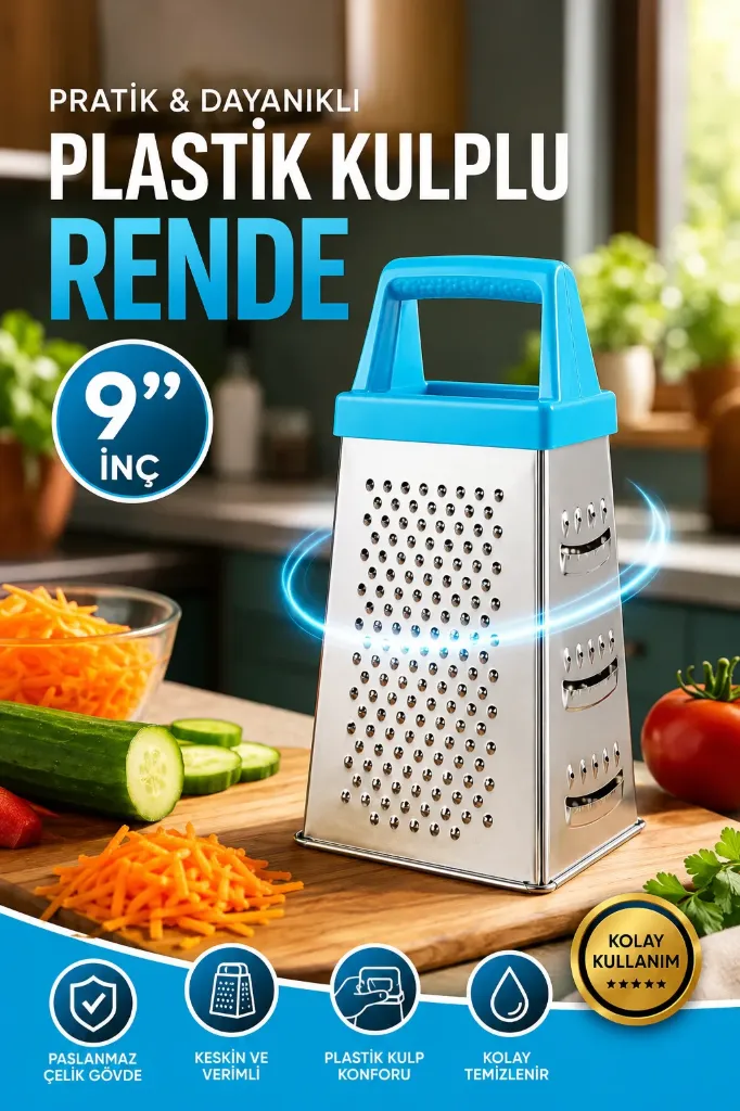 [FBS-812] Plastik Kulplu Rende 9" İnç