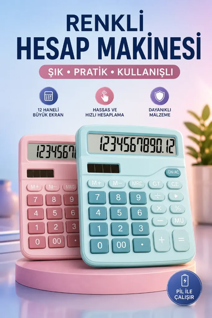[MOR-02] Renkli Hesap Makinası