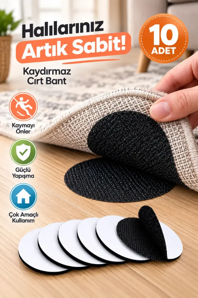 [FBS-921] Halı Kaydırmaz Cırt 10 Lu Set *500