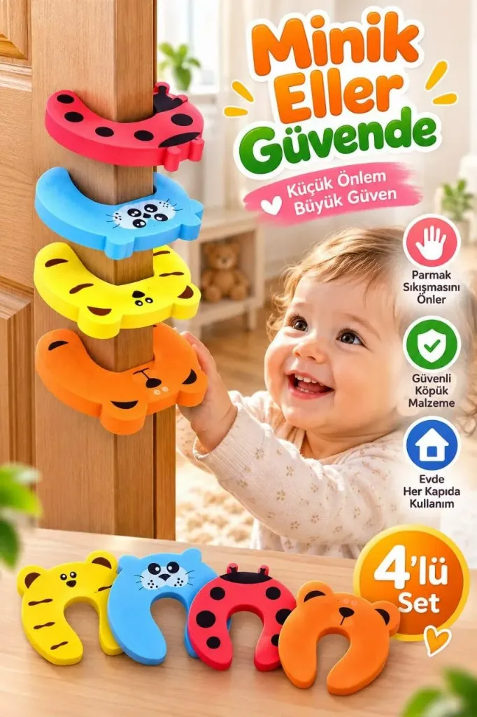 4 Lü Kapı Stoperi Fürgürlü *125