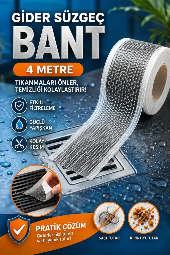 [FBS-942] Gider Süzgeç Bant 4 Metre *400