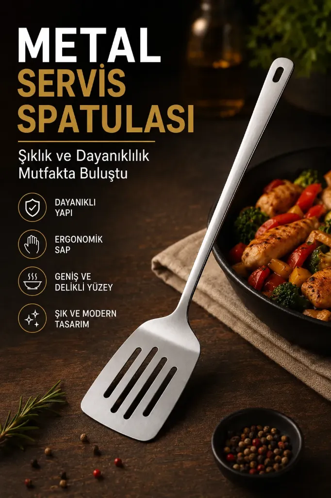 Metal Servis Kaşığı *240