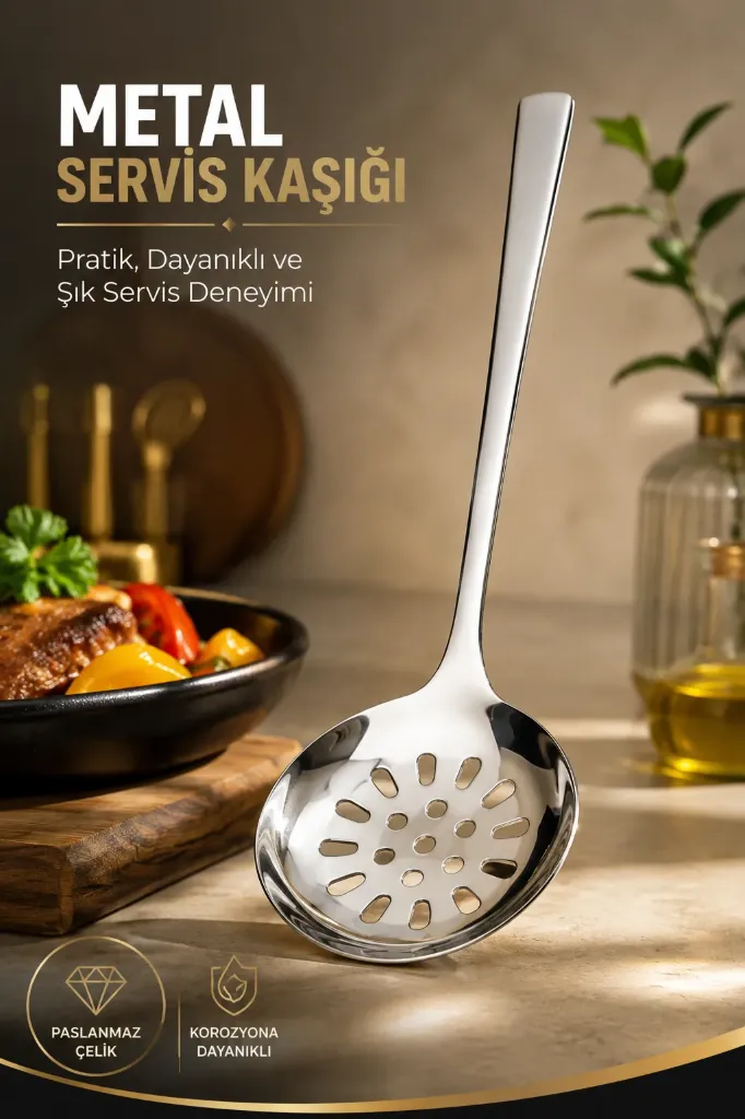 Metal Servis Kaşığı