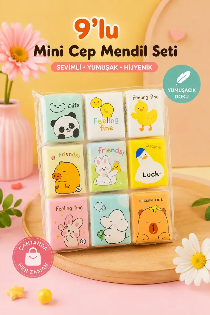 9 Lu Mini Selpak Mendil