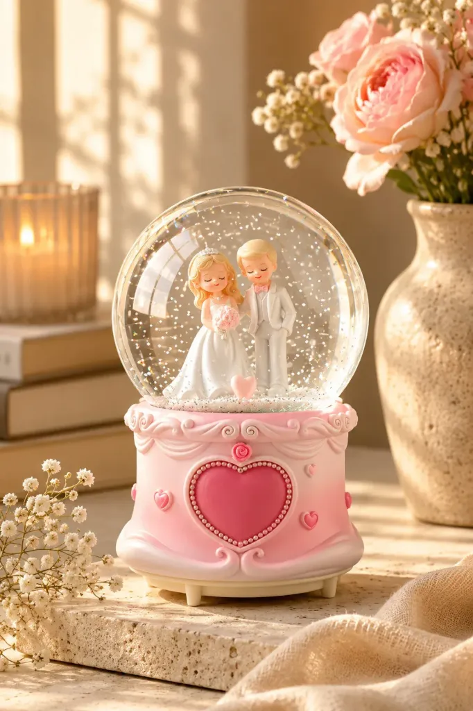 [FBS-1030] Snow Globe Spraying  Couple  JH274 *24