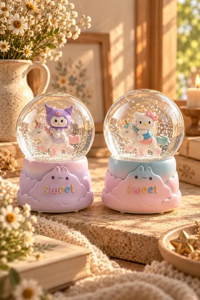 Kar Küresi Püskürtmeli Hello Kity JH297