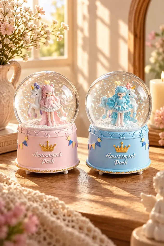 [FBS-1043] Snow Globe Spraying Mermaid JH334  *24