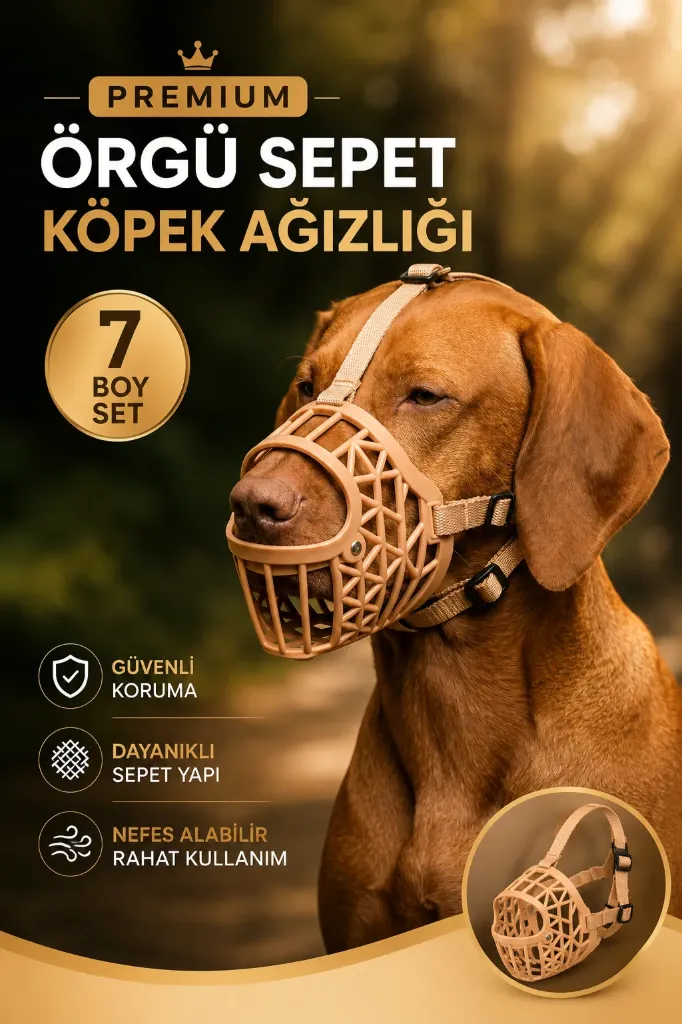 Köpek Ağızlık 7 Li Set *60
